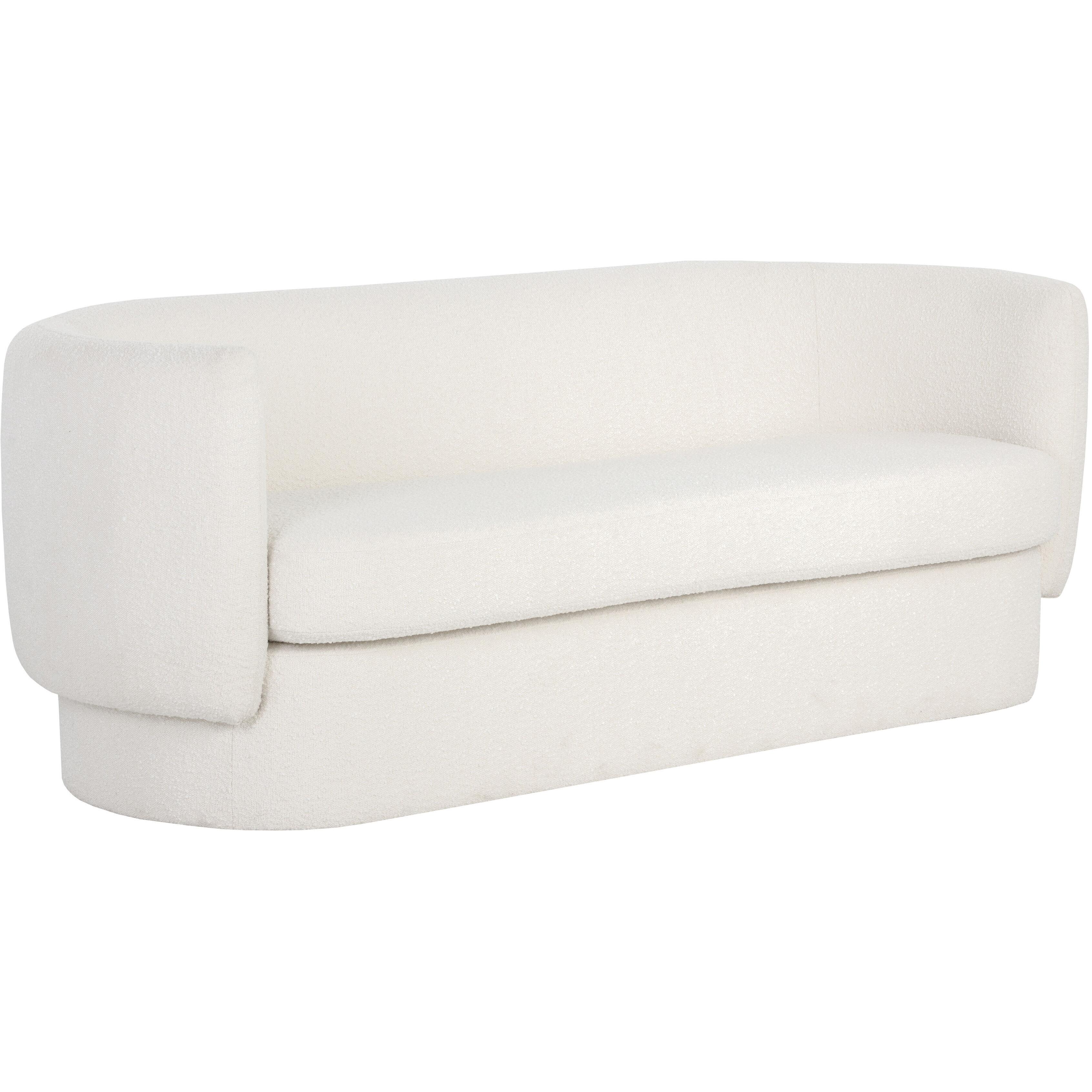 Valence Maya White Sofa